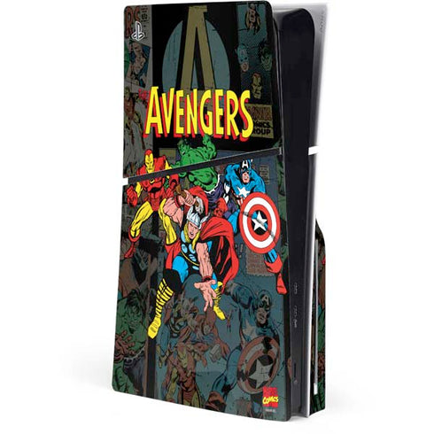 Marvel Classic Comics Avengers Assemble PlayStation PS5 Skins